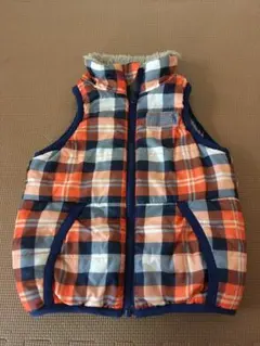 ミキハウス ピクニック リバーシブル ボアベスト 90cm