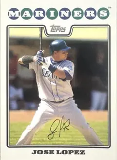 Topps Jose Lopez ロペス　MLB野球カード 来日助っ人外国人