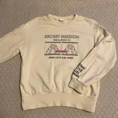 JENNI love トレーナー カスタードクリーム色　150