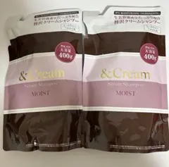 &Cream クリームシャンプー詰め替え用 400g 2個セット - メルカリ