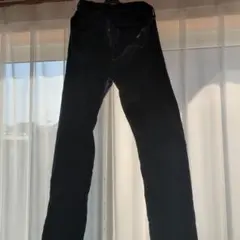 ブラックコーデュロイパンツ