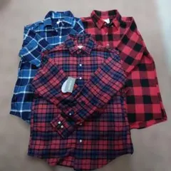 ネルシャツ 3枚　MENS