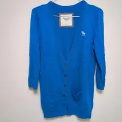 Abercrombie & Fitch カーディガン ブルー Lのサムネイル