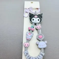 サンリオ大賞応援グッズ　ラバーコードキーホルダー　クロミ