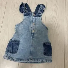 H&M  ジーンズジャンスカ　80サイズ