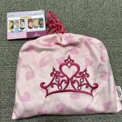 ディズニープリンセス　靴下6足セット　巾着つき