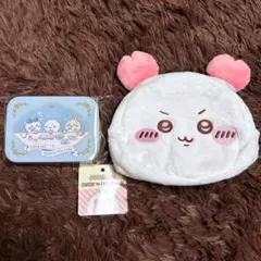 新品未開封/ちいかわなりきりポーチ&缶入メモ　ちいかわ　はちわれ　うさぎ　文具