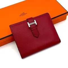 セール価格‼️【オシャレ上級者‼️高級レザー‼️】エルメス　ベアンコンパクト　リザード セール価格‼️【オシャレ上級者‼️高級レザー‼️】エルメス ベアン
