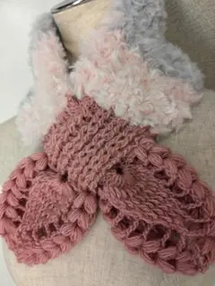 ハンドメイド ミニマフラー
