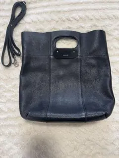 お値下げ！良品BEAU'RE ブラック 2wayレザー ショルダーバッグ