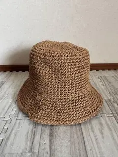 麦わら帽子 バケットハット