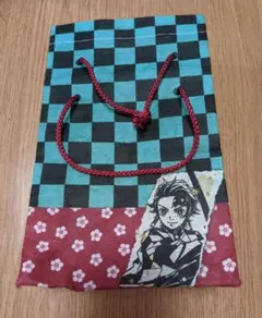 鬼滅の刃 桔梗信玄餅 巾着袋★竈門炭治郎