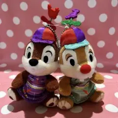 【タグ付き】 チップとデール ぬいぐるみバッジ イースター2010