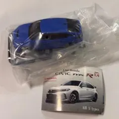 1/64 Honda CIVIC TYPE R ガチャ　トイズキャビン　ブルー