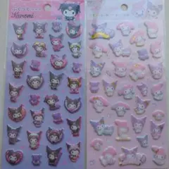 本日メルカリ便発送♥Sanrioサンリオ マイメロ&クロミ♥ぷくっとシール