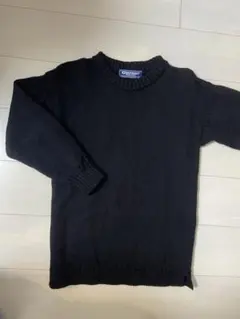 ガンジーセーター　ブラック　イギリス製