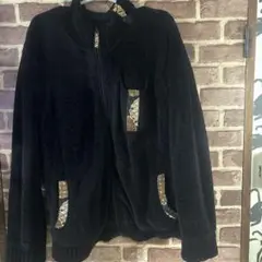 黒いボアジャケット