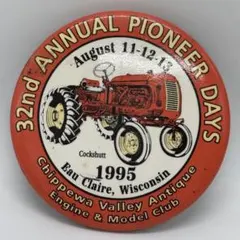 90s　ヴィンテージ　缶バッジ　32th ANNUAL PIONEER DAYSのサムネイル