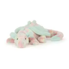 Jellycat ラベンダードラゴン M 50cm 紙タグ汚れ有 - メルカリ
