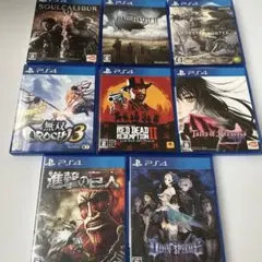 PS4ゲームソフト 8本まとめ売り