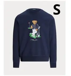正規品 ポロラルフローレン Polo ベア ダブルニット スウェットシャツ S