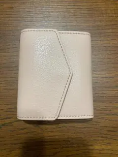 ピンク 三つ折り財布 合成皮革のサムネイル