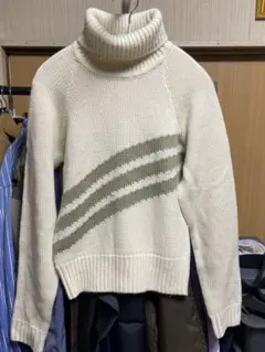 y2k adidas タートルネックセーターセット