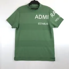 アドミラルゴルフ 半袖ゴルフシャツ 速乾 グリーン Lサイズ ADMA232のサムネイル