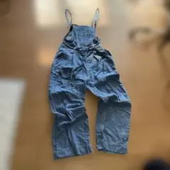 デニムブルー コットンオーバーオール