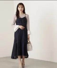 プロポーションボディドレッシング♡ビットデニムジャンスカ