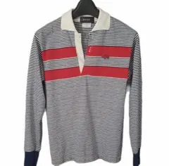 美品 LACOSTE ラコステ マリンボーダー 長袖 ポロシャツのサムネイル