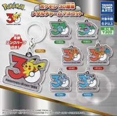ポケモン30周年 メタルチャームマスコット コンプリートセット