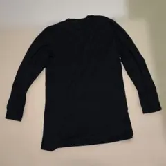 H124 HEATTECH 黒 長袖カットソー M