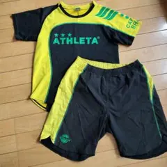 ATHLETA ジャージ上下セット 100cm~ 黒/黄