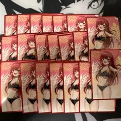 レギュラーサイズ キャラスリーブ バラ ぶいすぽ 水着 猫汰つな 20枚