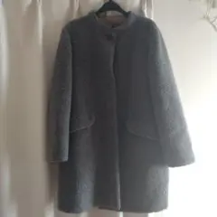 美品.human woman モコファーリバーシブルロング コート