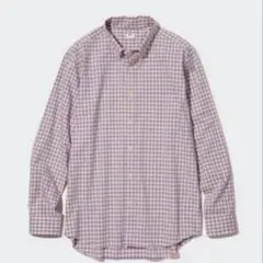 UNIQLO エクストラファインコットンブロードチェックシャツのサムネイル