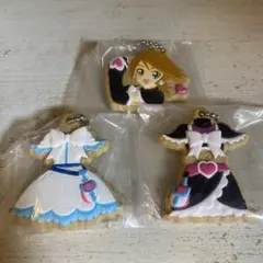 プリキュアクッキーチャームコット 3点セット キュアブラック キュアホワイト