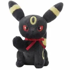 【美品】　ポケモンキッズ　指人形　ブラッキー　クリア　2000年製 ブラッキー クリア 指人形 ソフビ ポケモンキッズ ポケモン レア 2000