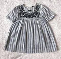 bonjour diary 刺繍ワンピース 2y