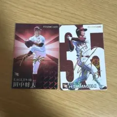 プロ野球チップス 田中将大、島内宏明