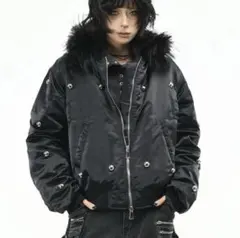 Fur-Hooded Puffer Jacket