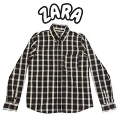ZARA ザラ チェック柄 長袖シャツ