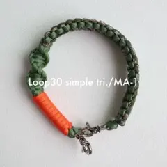 パラコード　スマホストラップ　ハンドストラップ　リバーシブル　MA1