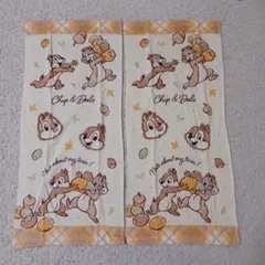 チップ&デール　フェイスタオル2枚