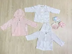 フード付きジャケット3点セット　靴下付き