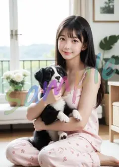 NR088【1点物】 A4ポスター AI 写真 リアル 美女 グラビア 彼女