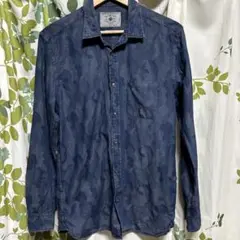 THE ZARA MAN デニムコレクション M カモフラージュシャツ