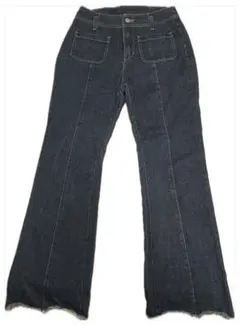 美品 ハイウエスト デニムパンツ フレアデニム