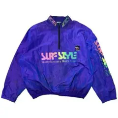 90s SURF STYLE サーフスタイル アノラック ナイロン 玉虫色